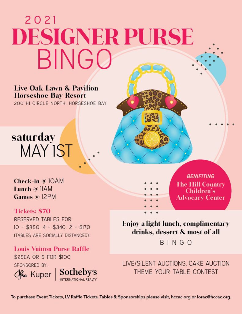 Designer Purse Bingo Chamber of Commerce